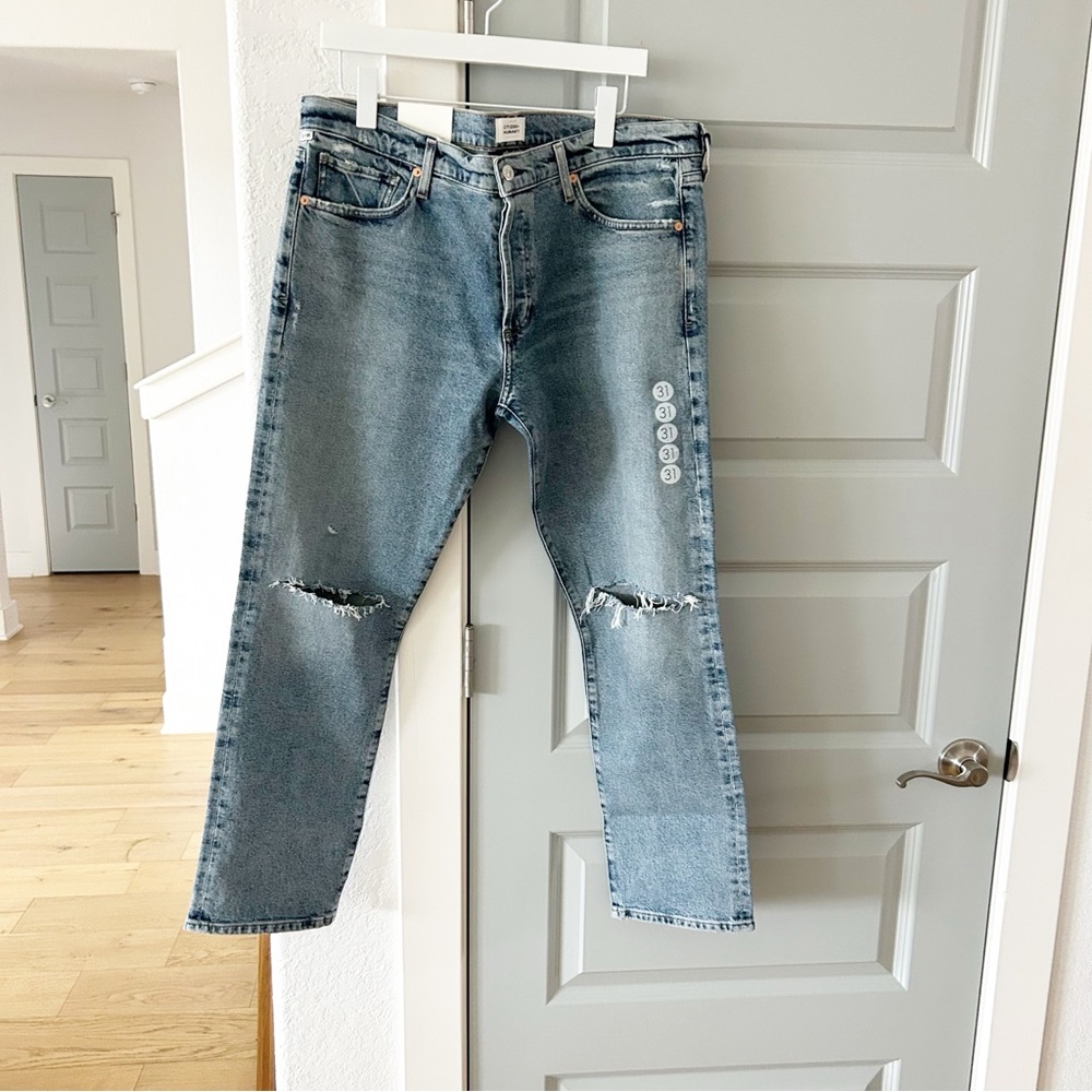 NWT Citizens of Humanity Emerson Slim Boyfriend Jeans Freeport - Picture 2 of 5